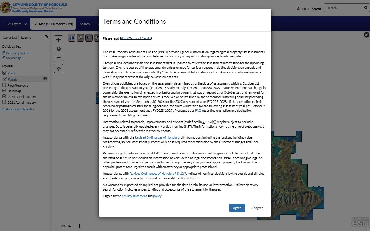 Urban Honolulu public records qPublic property search