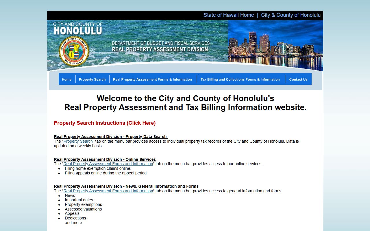 East Honolulu public records qPublic property search